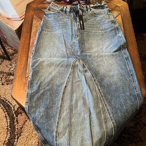 Fashion Nova denim skirt, medium, NWT